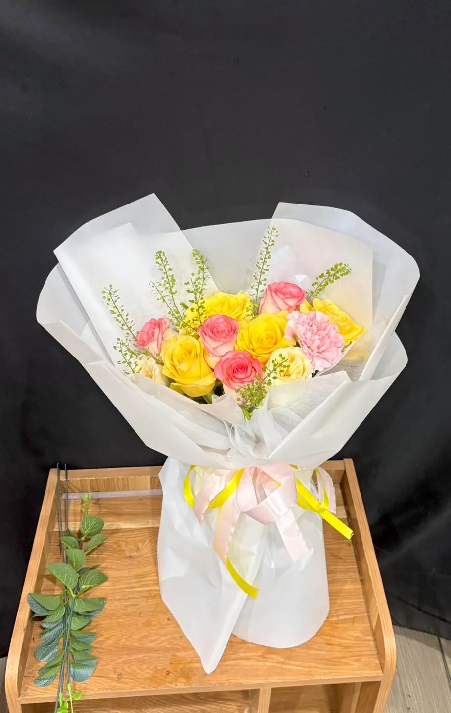 Ảnh 2 của Bó Hoa Hồng Phấn & Cẩm Tú Cầu Xanh & Cẩm Tú Cầu - Hoa Tươi