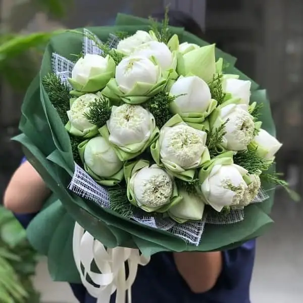 Ảnh 9 của Bó Hoa Sen - Hoa Tươi