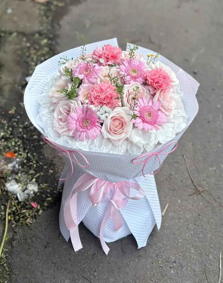 Ảnh 6 của Bó Hoa Mẫu Đơn - Hoa Tươi