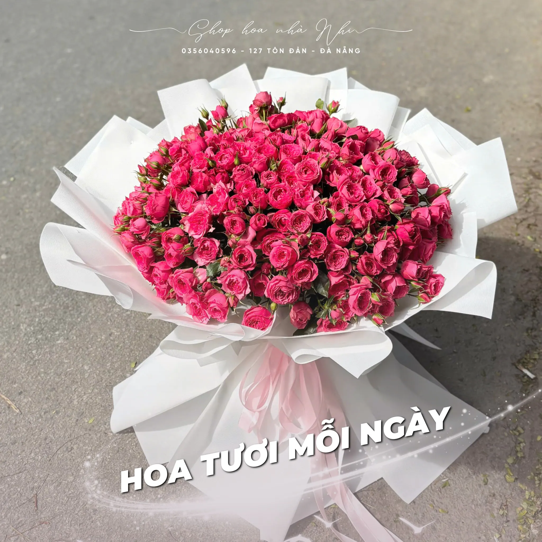 Ảnh 9 của Bó Hoa Hồng - Hoa Tươi