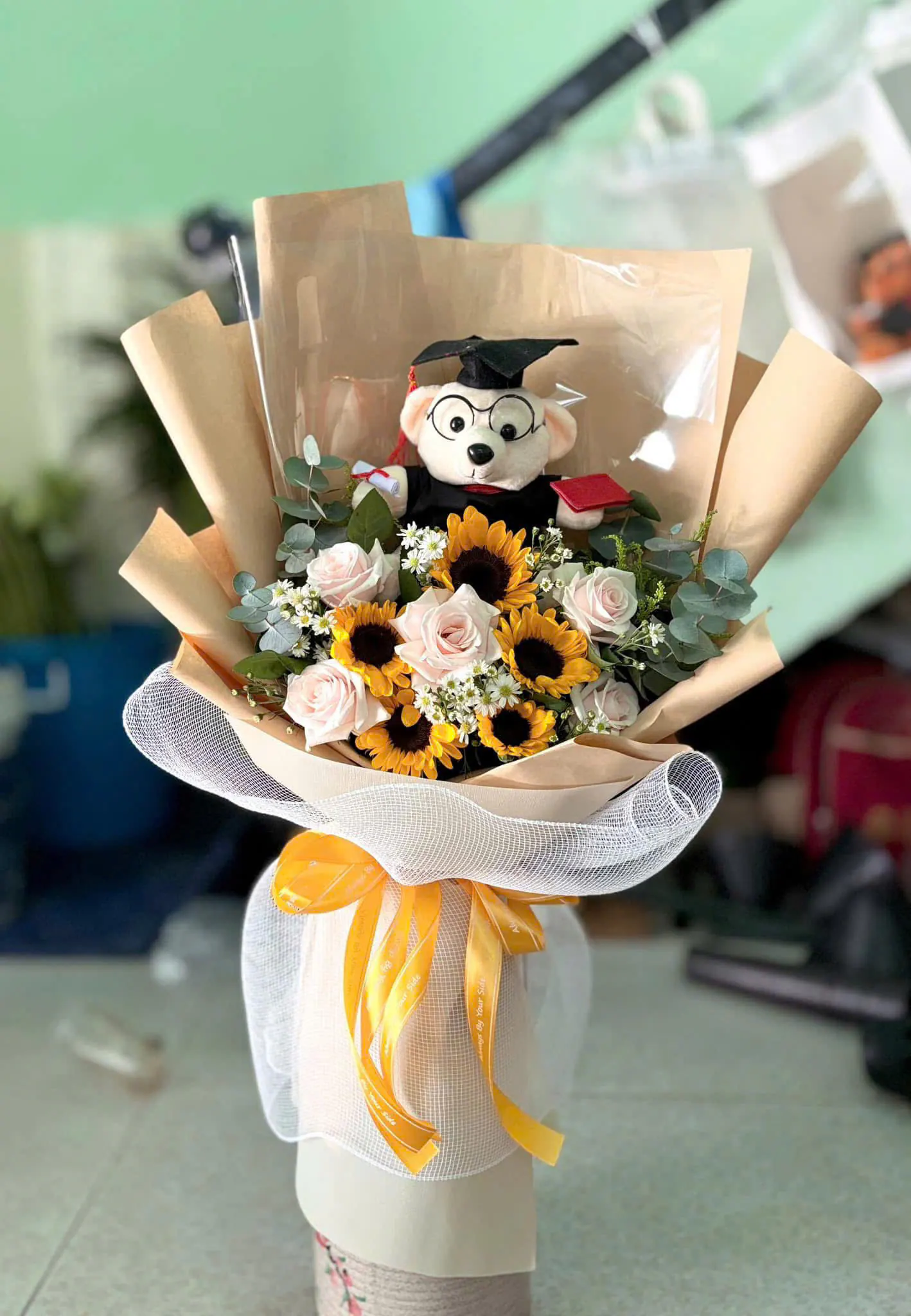 Ảnh 8 của Bó Hoa Hướng Dương & Bạch Đàn - Hoa Tươi