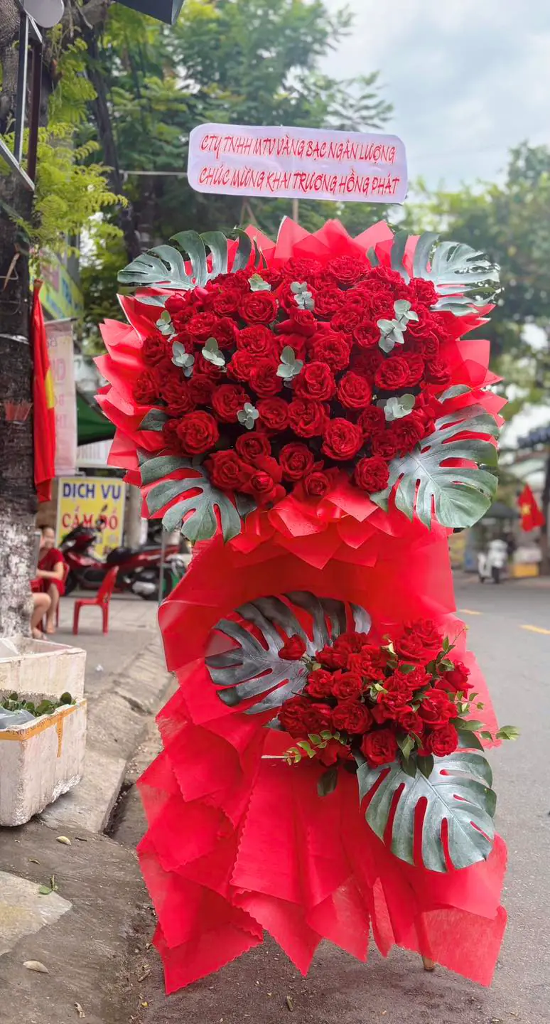 Ảnh 6 của Kệ Hoa 2 Tầng Cúc Hồng & Hồng & Cúc - Khai Trương