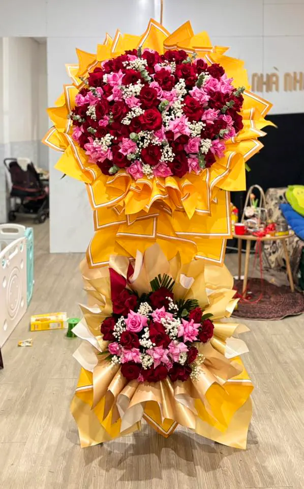 Ảnh 6 của Kệ Hoa Hồng Đỏ & Hoa Baby & Hồng - Khai Trương