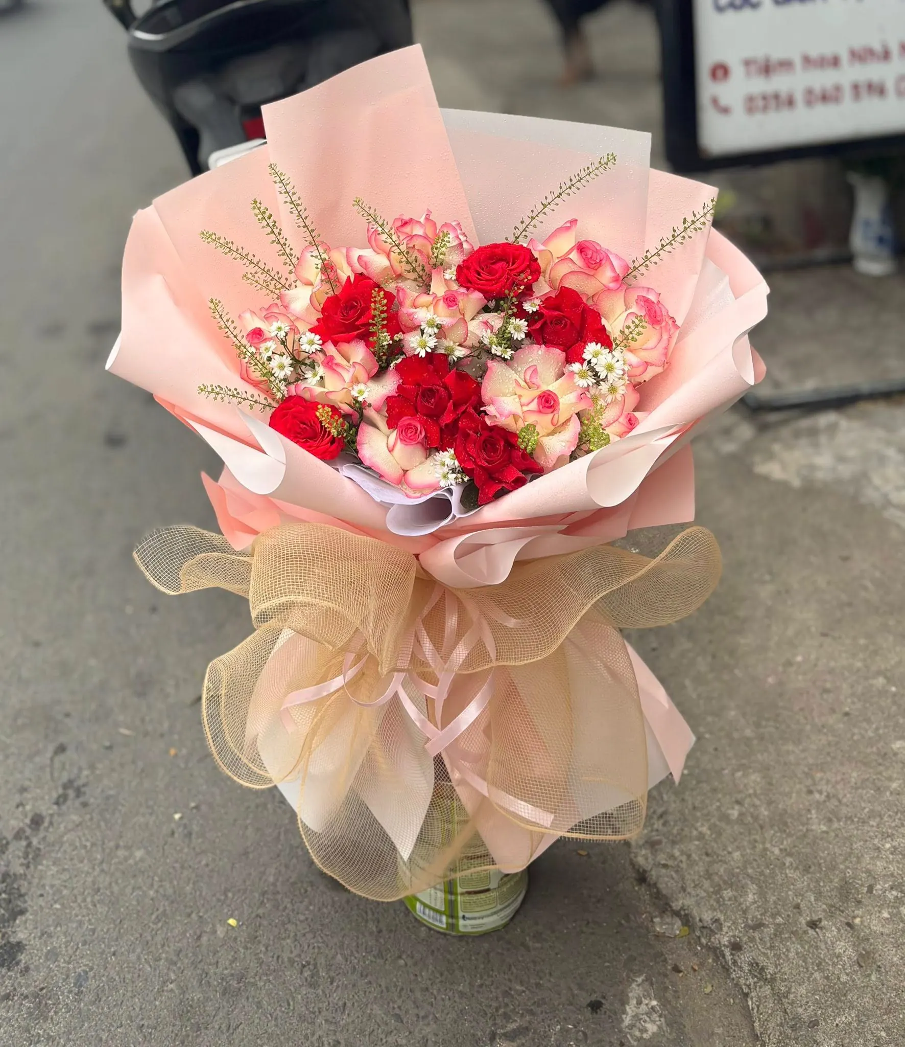 Ảnh 10 của Bó Hoa Hồng Đỏ & Hồng - Valentine
