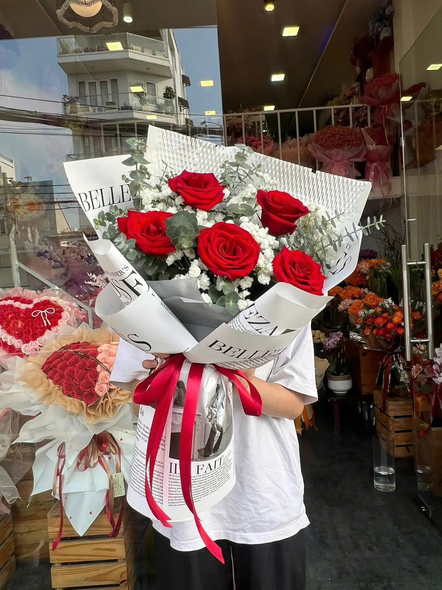 Ảnh 7 của Bó Hoa Hồng Đỏ & Hồng - Valentine