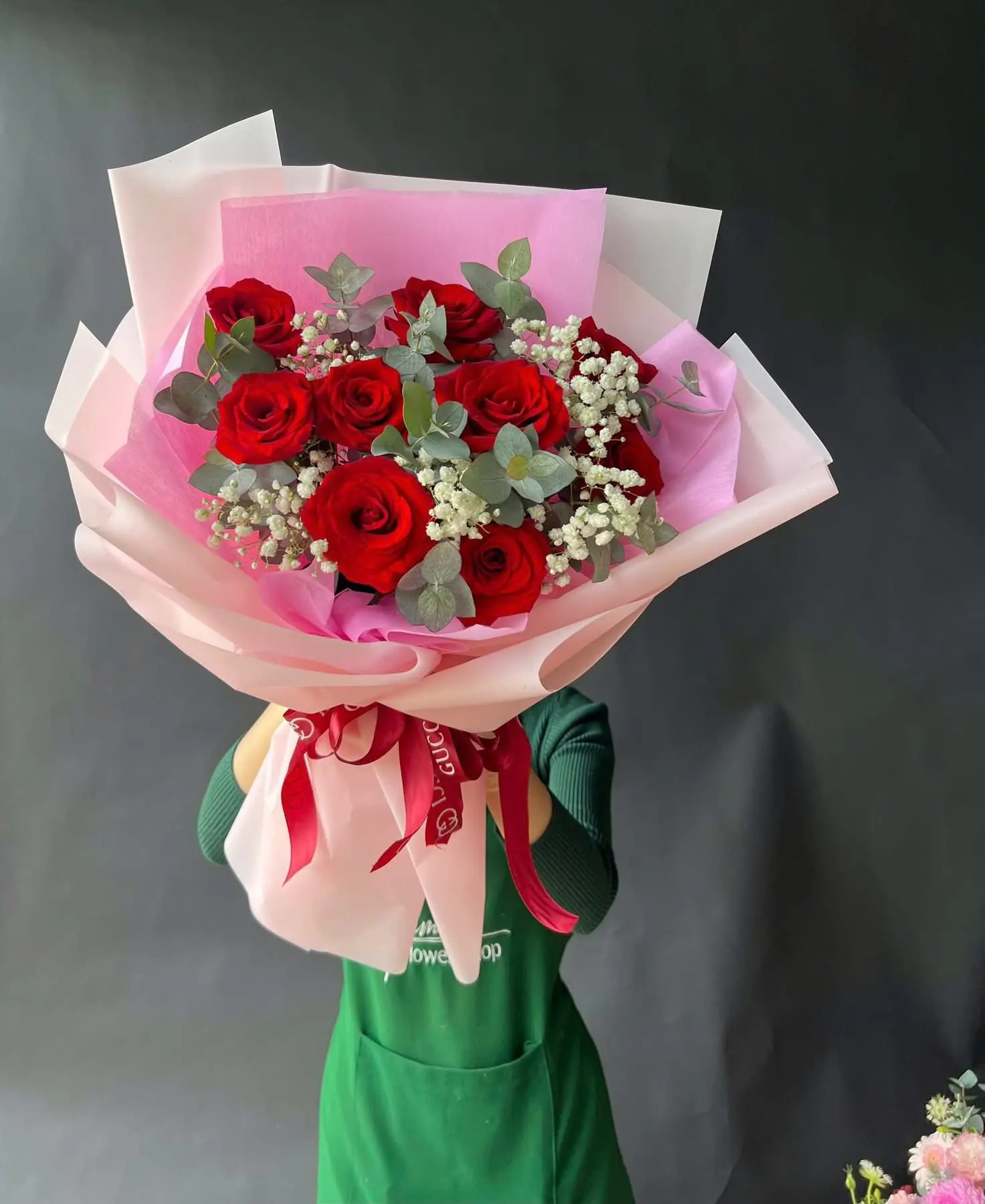 Ảnh 4 của Bó Hoa Hồng Đỏ & Hồng - Valentine