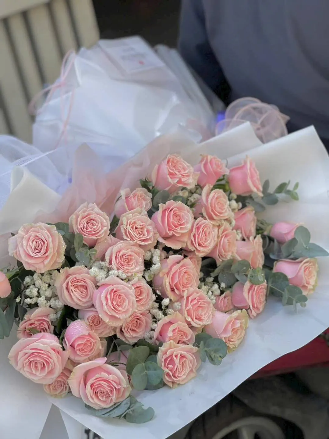 Ảnh 6 của Bó Hoa Hồng Đỏ & Hoa Baby & Hồng - Valentine