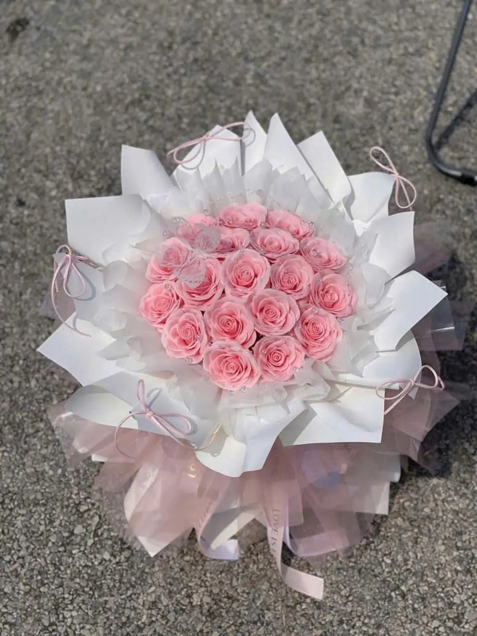 Ảnh 3 của Bó Hoa Hồng Đỏ & Hoa Baby & Hồng - Valentine