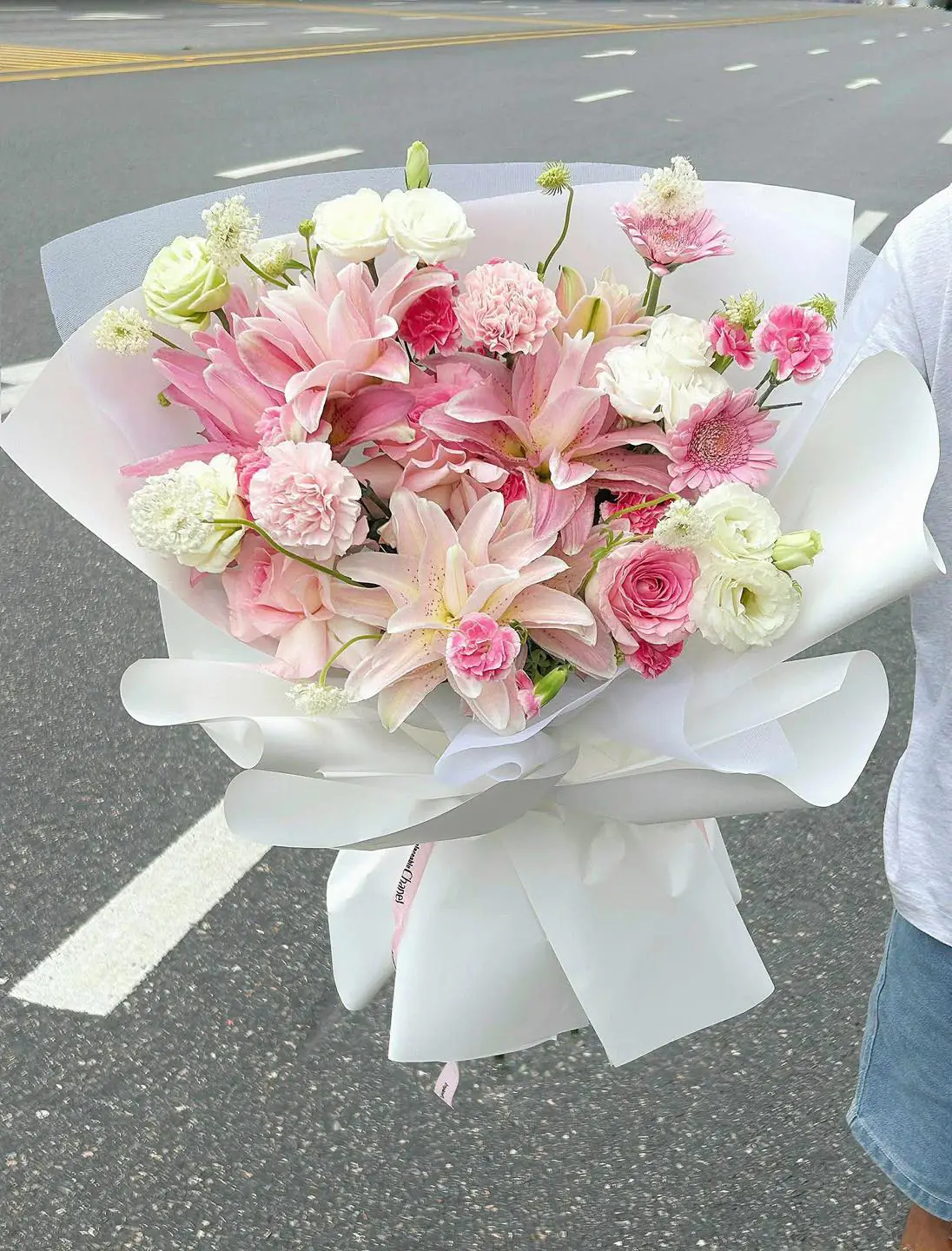 Ảnh 9 của Bó Hoa Hồng Đỏ & Hồng Phấn & Hồng - Valentine