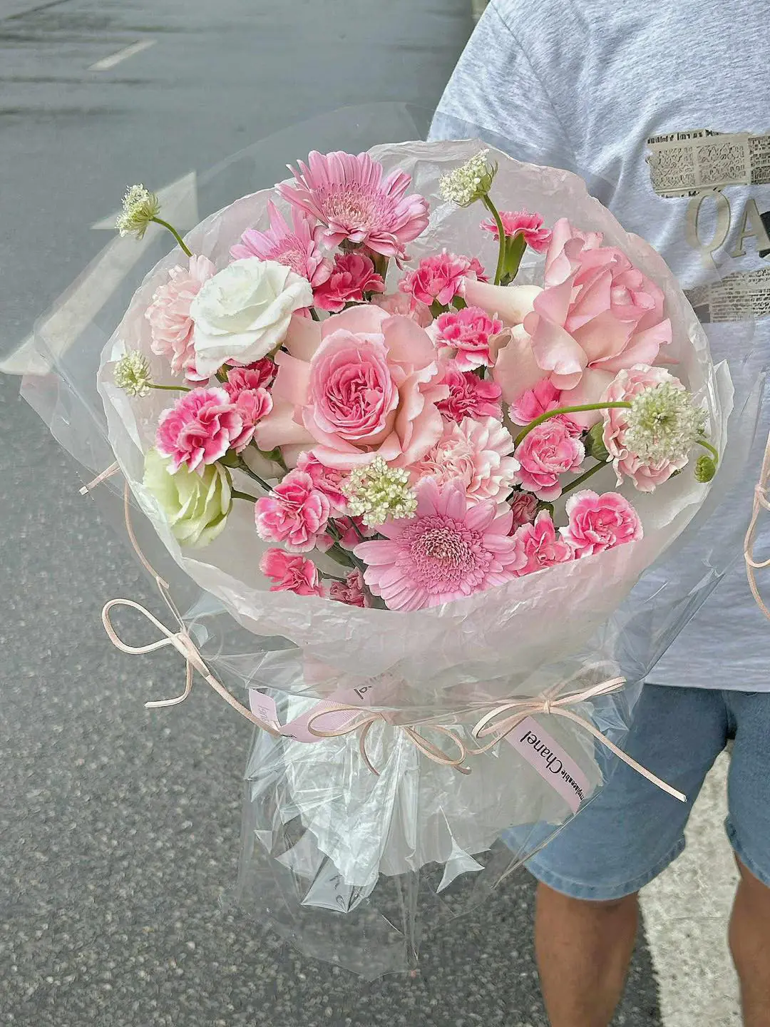 Ảnh 8 của Bó Hoa Hồng Đỏ & Hồng Phấn & Hồng - Valentine