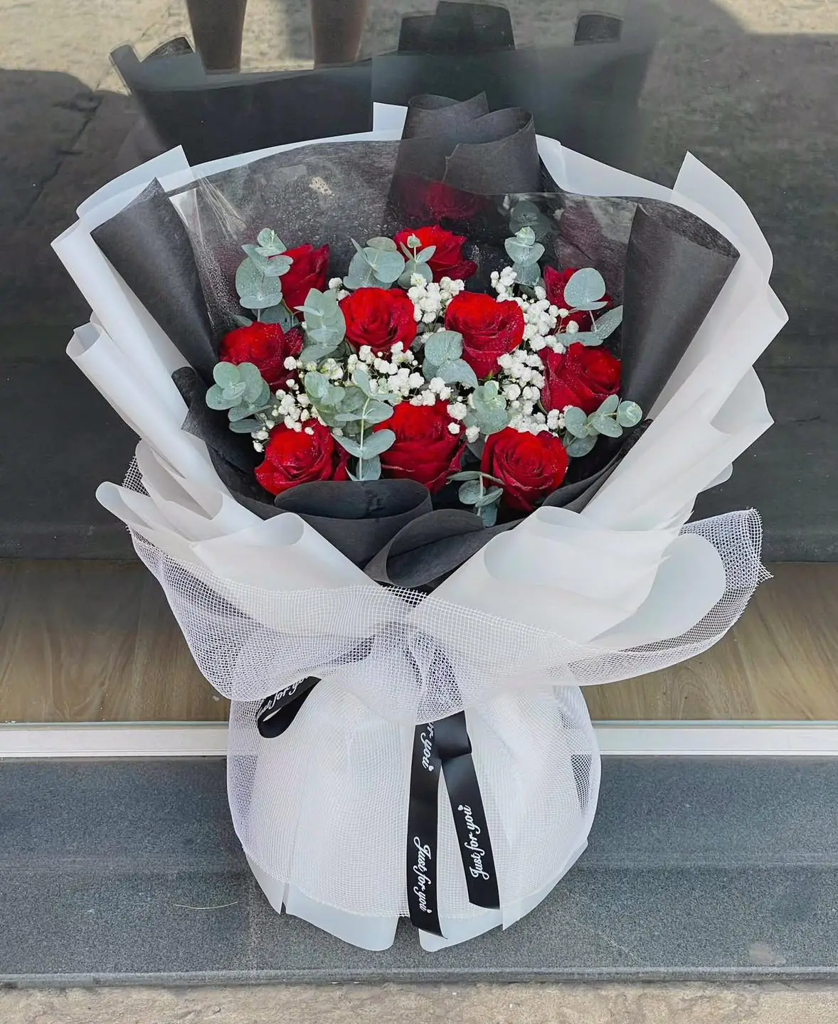 Ảnh 7 của Bó Hoa Hồng Đỏ & Hồng Phấn & Hồng - Valentine