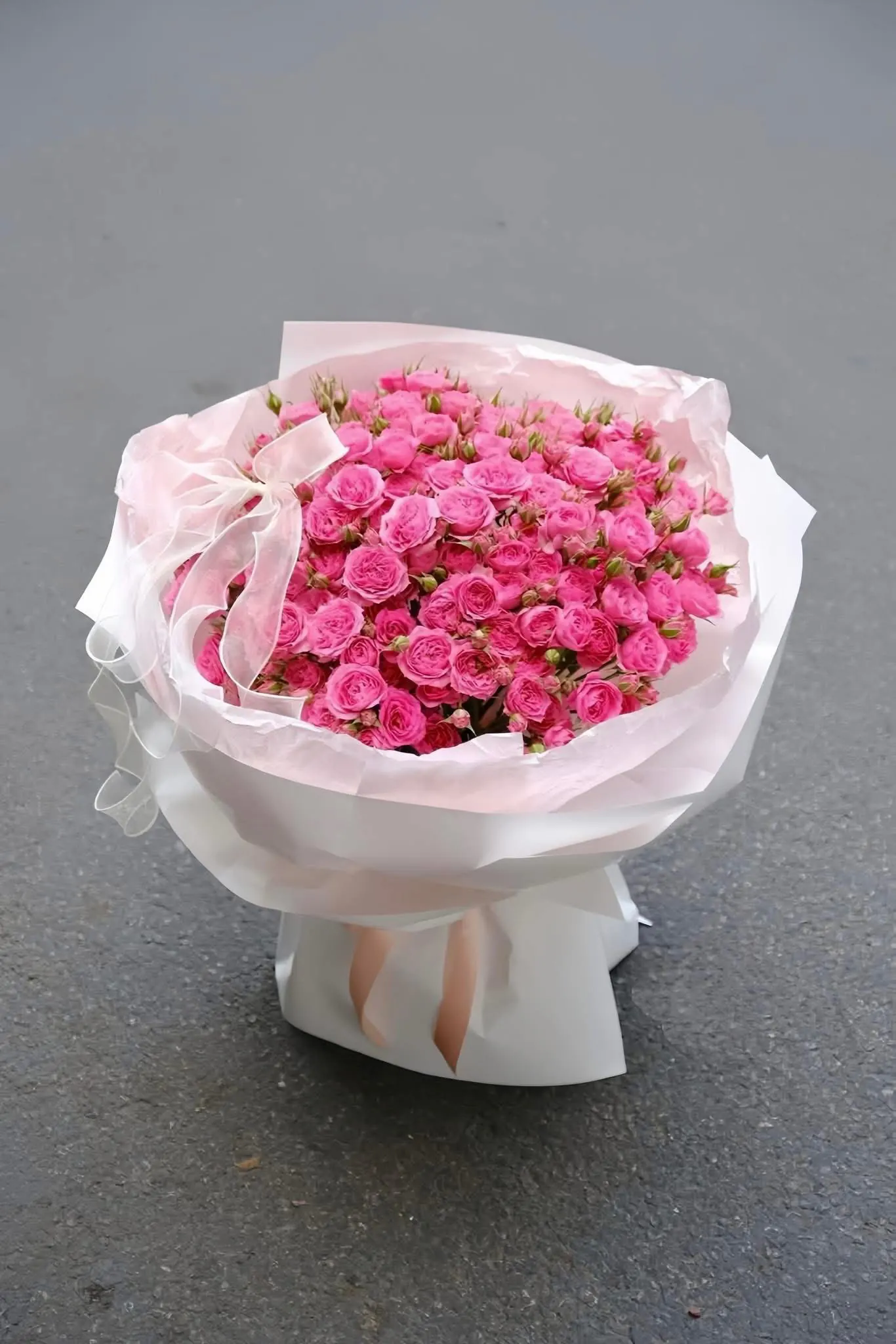 Ảnh 5 của Bó Hoa Hồng Đỏ & Hồng Phấn & Hồng - Valentine