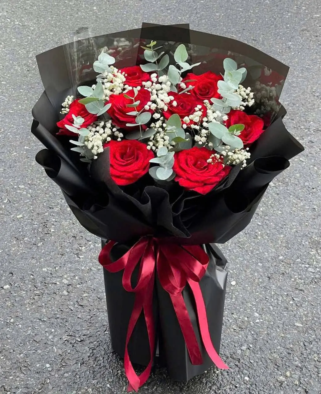 Ảnh 3 của Bó Hoa Hồng Đỏ & Hồng Phấn & Hồng - Valentine