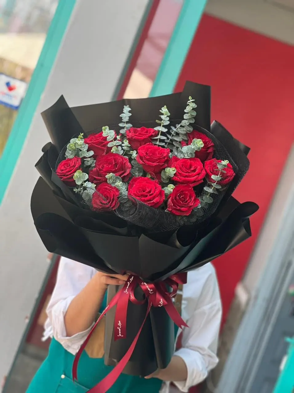 Ảnh 6 của Bó Hoa Hồng Phấn & Hoa Baby & Hồng - Valentine