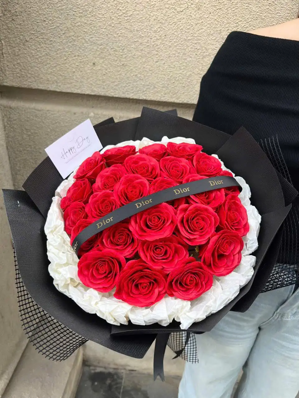 Ảnh 4 của Bó Hoa Hồng & Bạch Đàn - Valentine