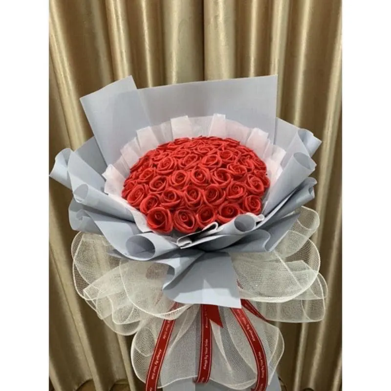 Ảnh 7 của Bó Hoa Hồng & Bạch Đàn - Valentine