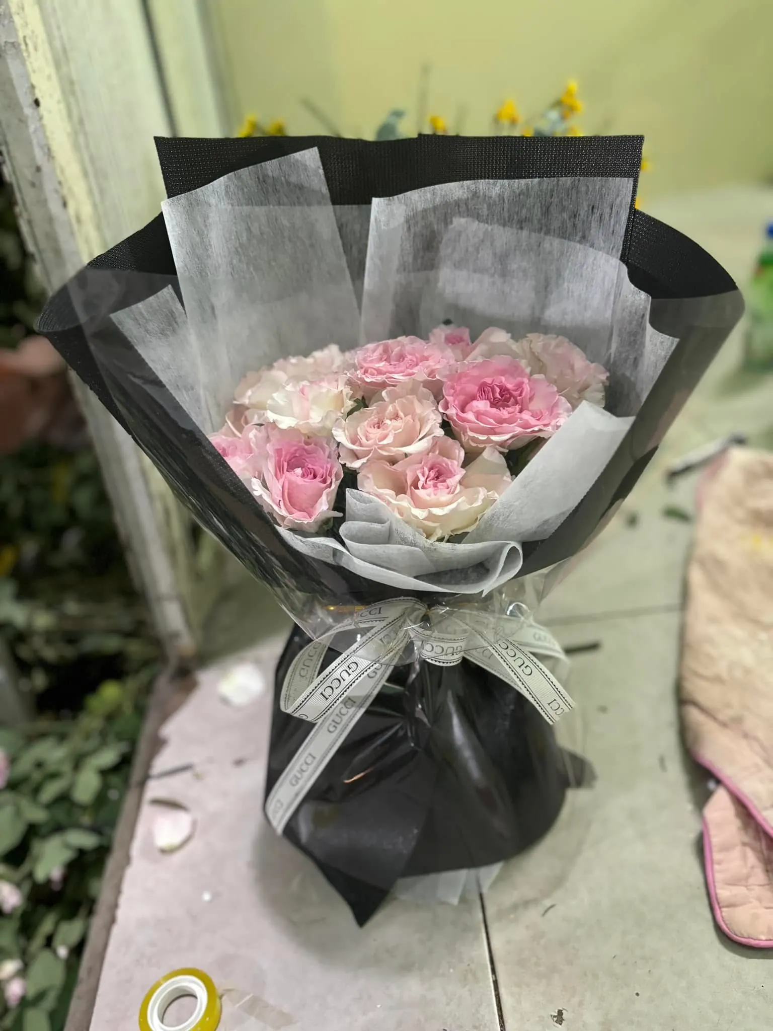 Ảnh 2 của Bó Hoa Hồng Phấn & Hoa Baby & Hồng - Valentine