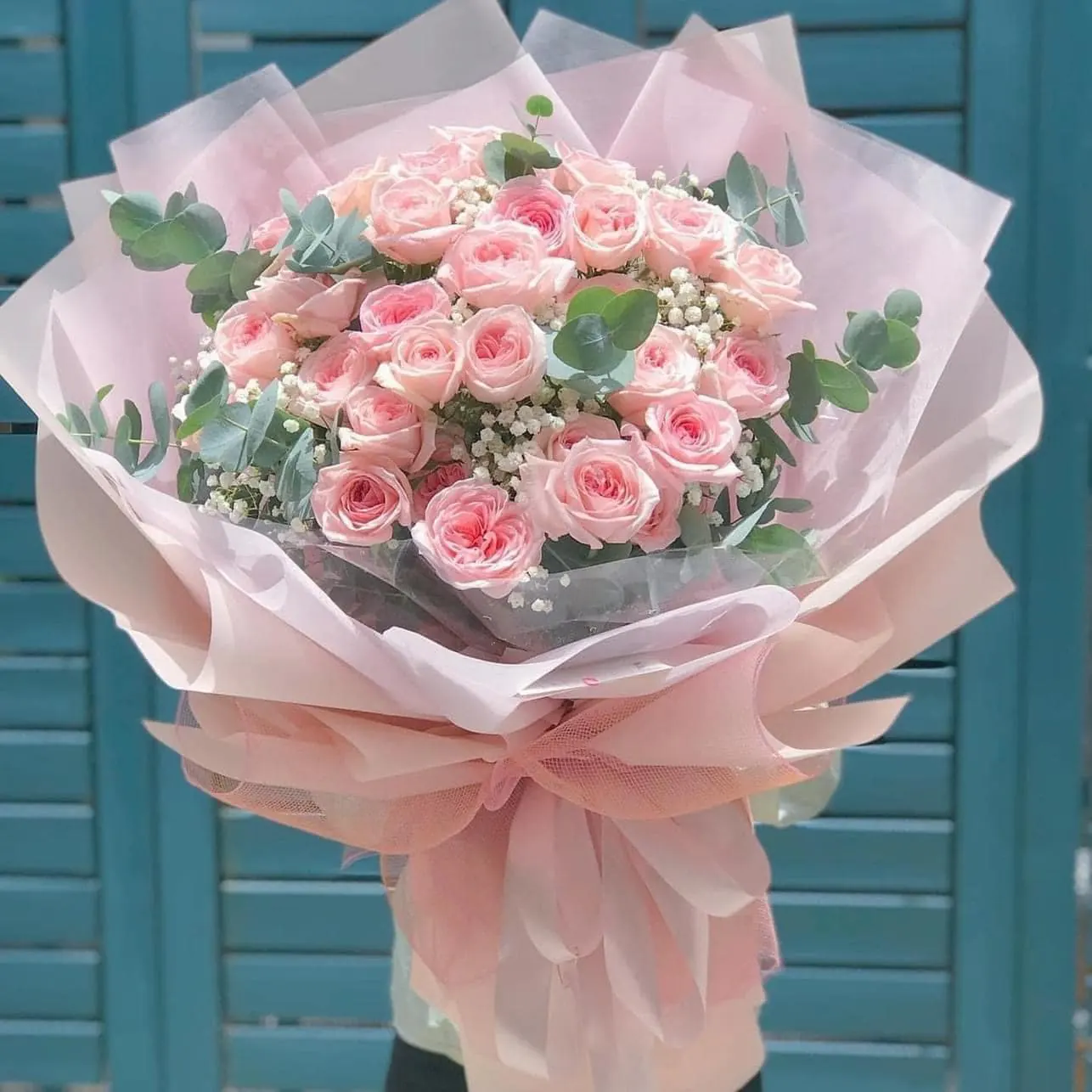 Ảnh 4 của Bó Hoa Hồng Đỏ & Hồng - Valentine