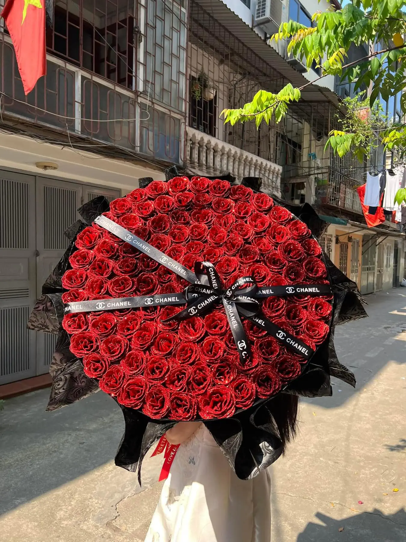 Ảnh chính của Bó Hoa Hồng Đỏ & Hồng - Valentine