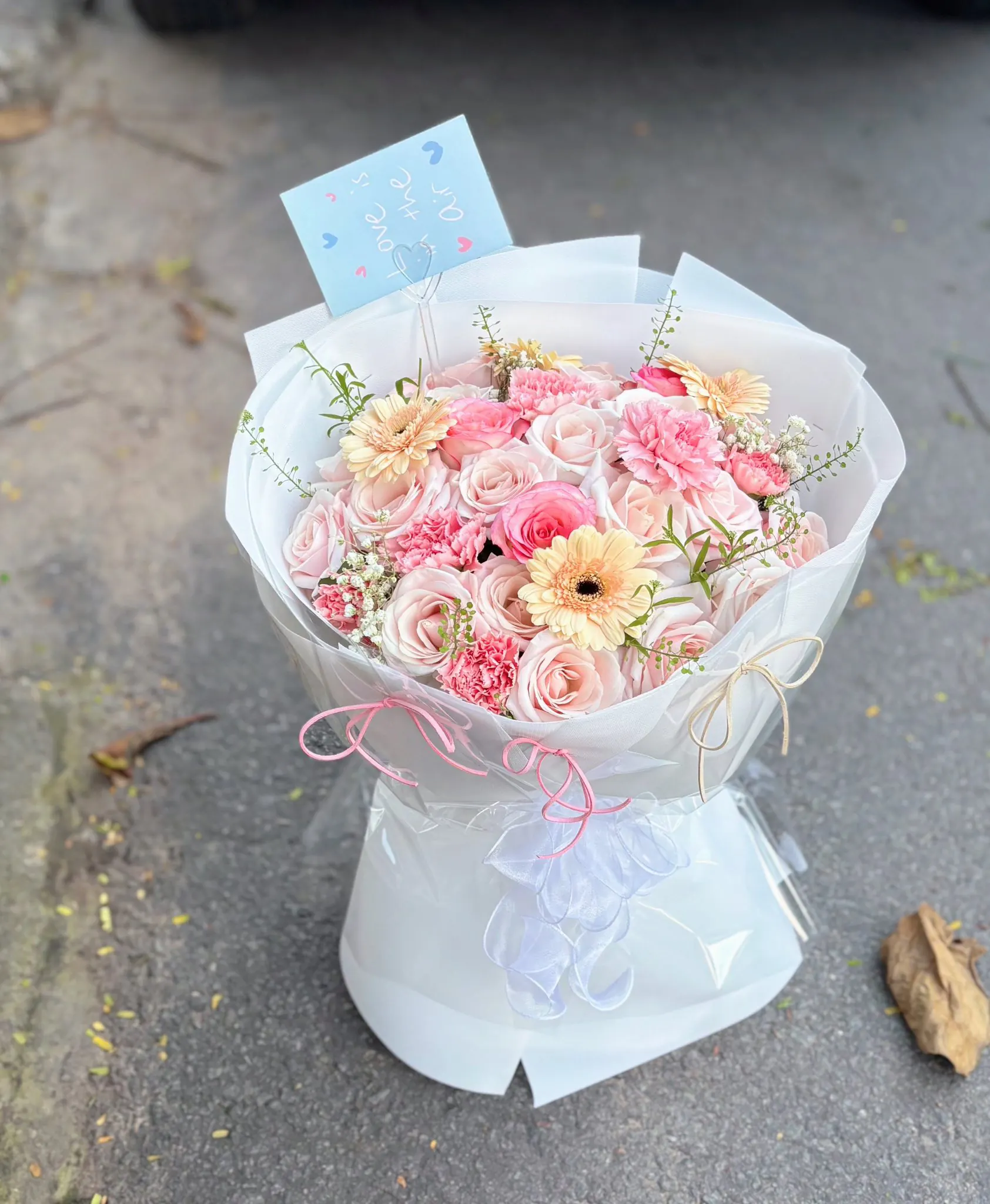 Ảnh 8 của Bó Hoa Hoa Baby & Tiên & Bạch Đàn - Valentine