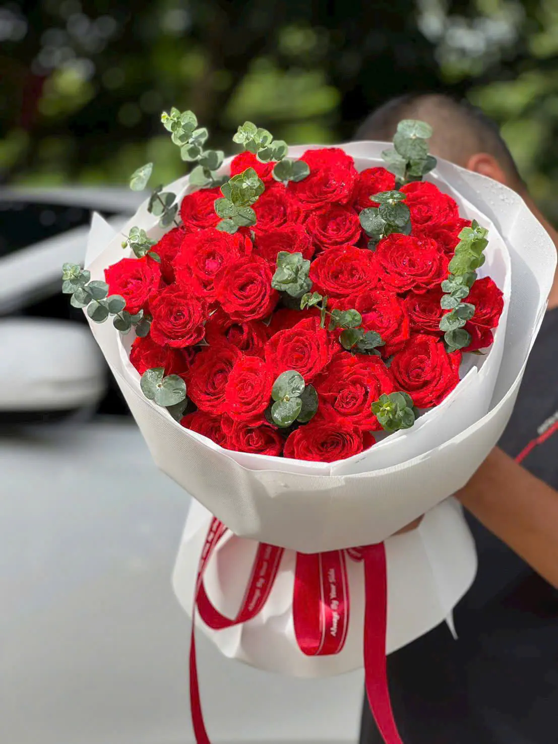 Ảnh 10 của Bó Hoa Hoa Giả Hồng - Valentine