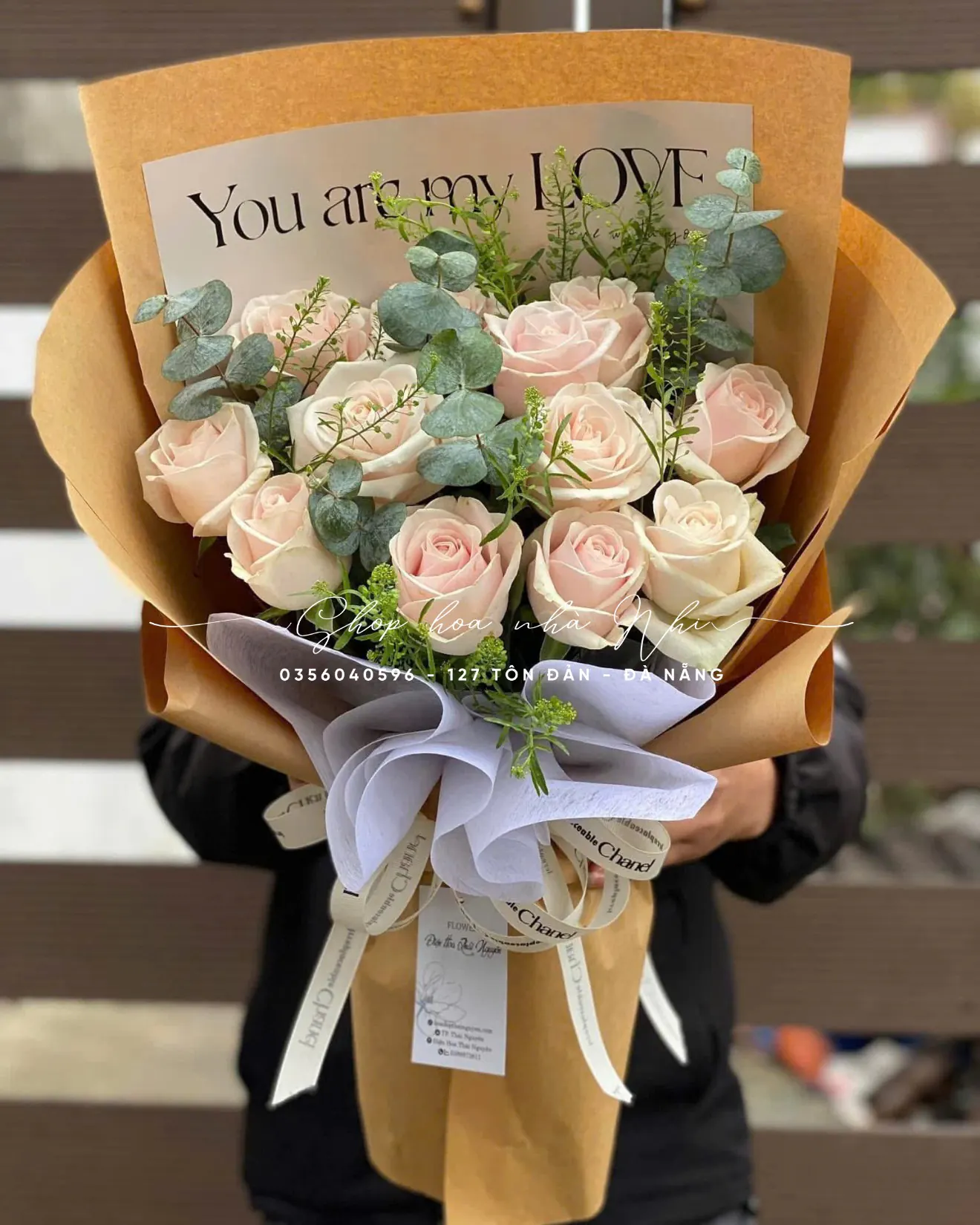 Ảnh 8 của Bó Hoa Hồng Đỏ & Hồng & Cúc Họa Mi - Valentine