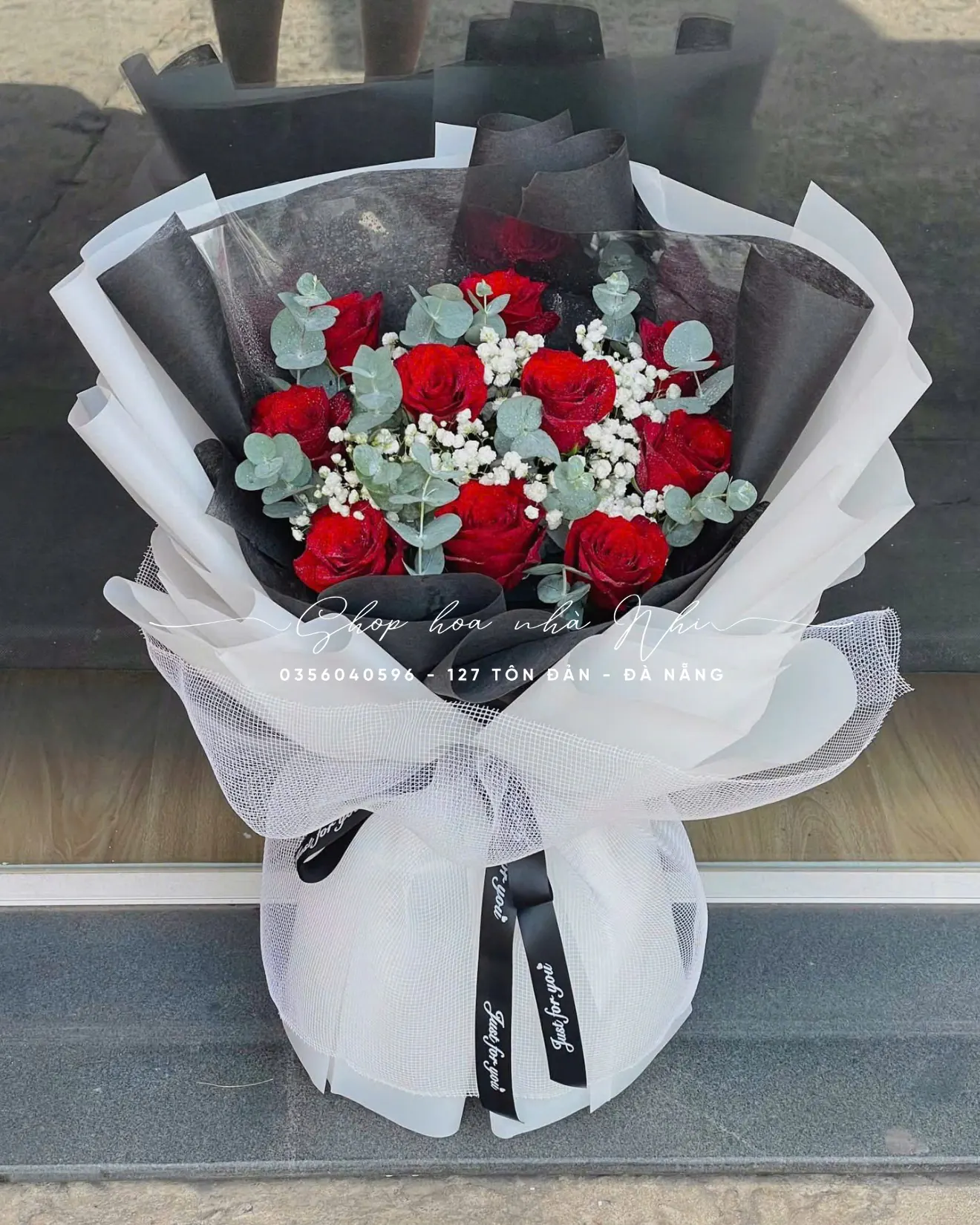 Ảnh 6 của Bó Hoa Hồng Đỏ & Hồng & Cúc Họa Mi - Valentine