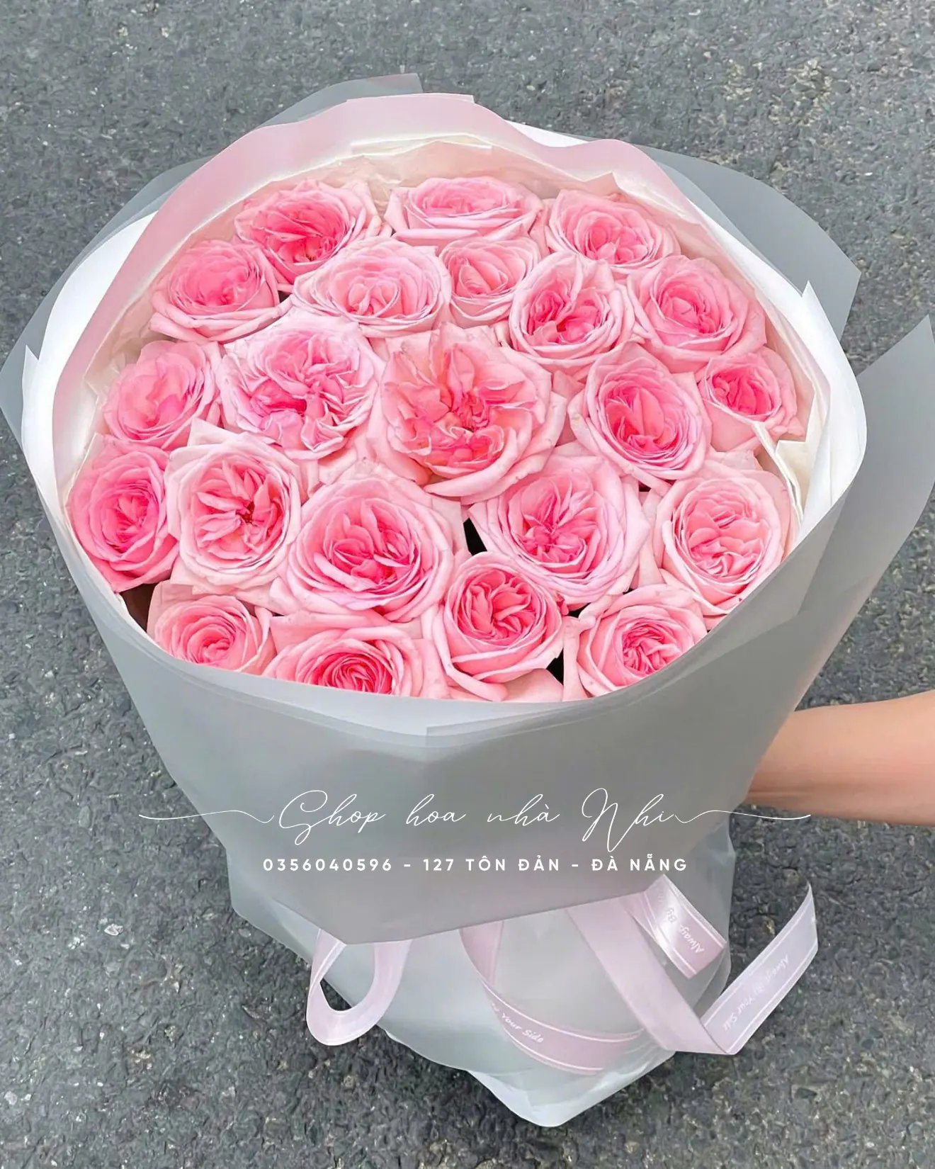 Ảnh 4 của Bó Hoa Hồng Đỏ & Hồng & Cúc Họa Mi - Valentine