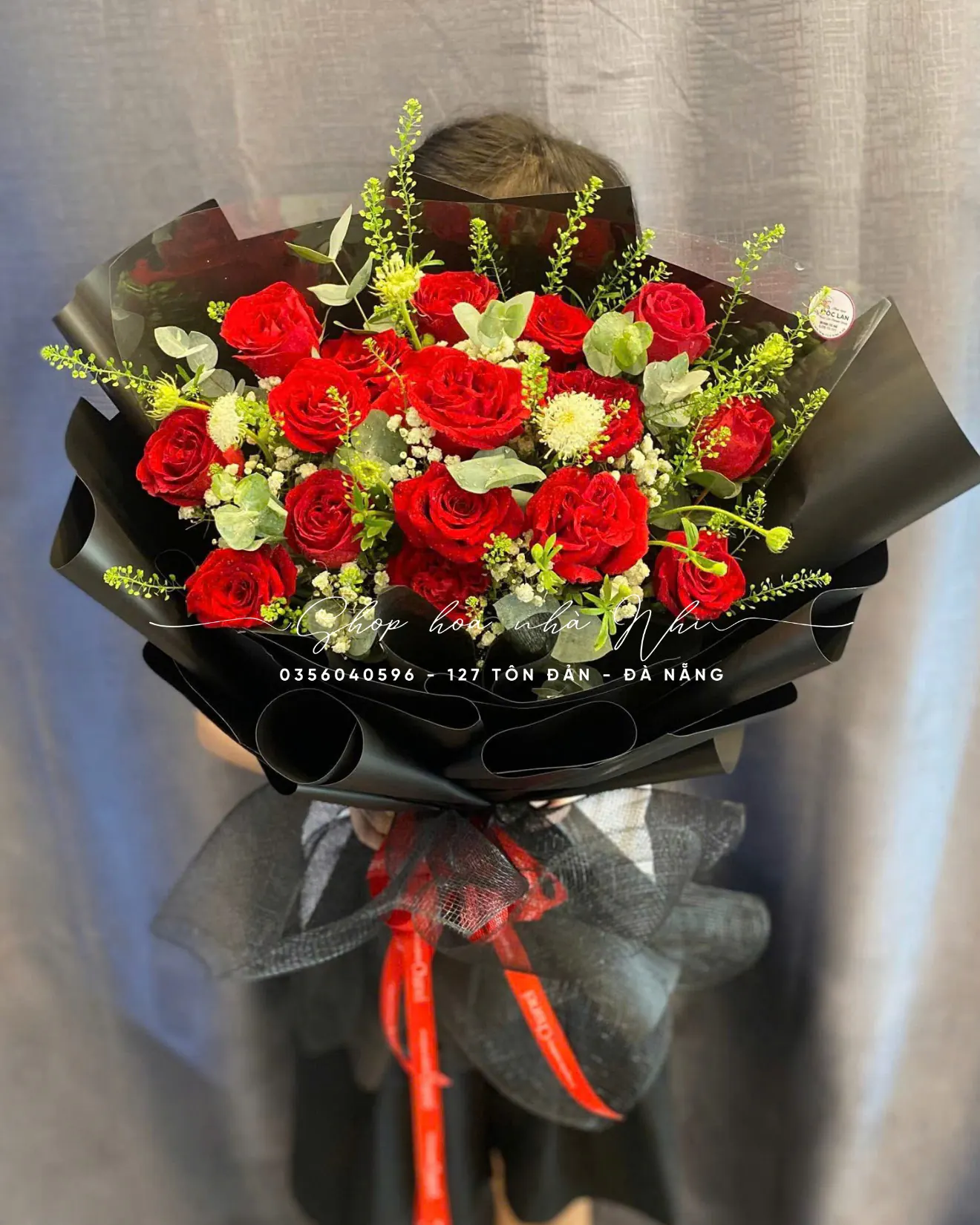 Ảnh 2 của Bó Hoa Hồng Đỏ & Hồng & Cúc Họa Mi - Valentine