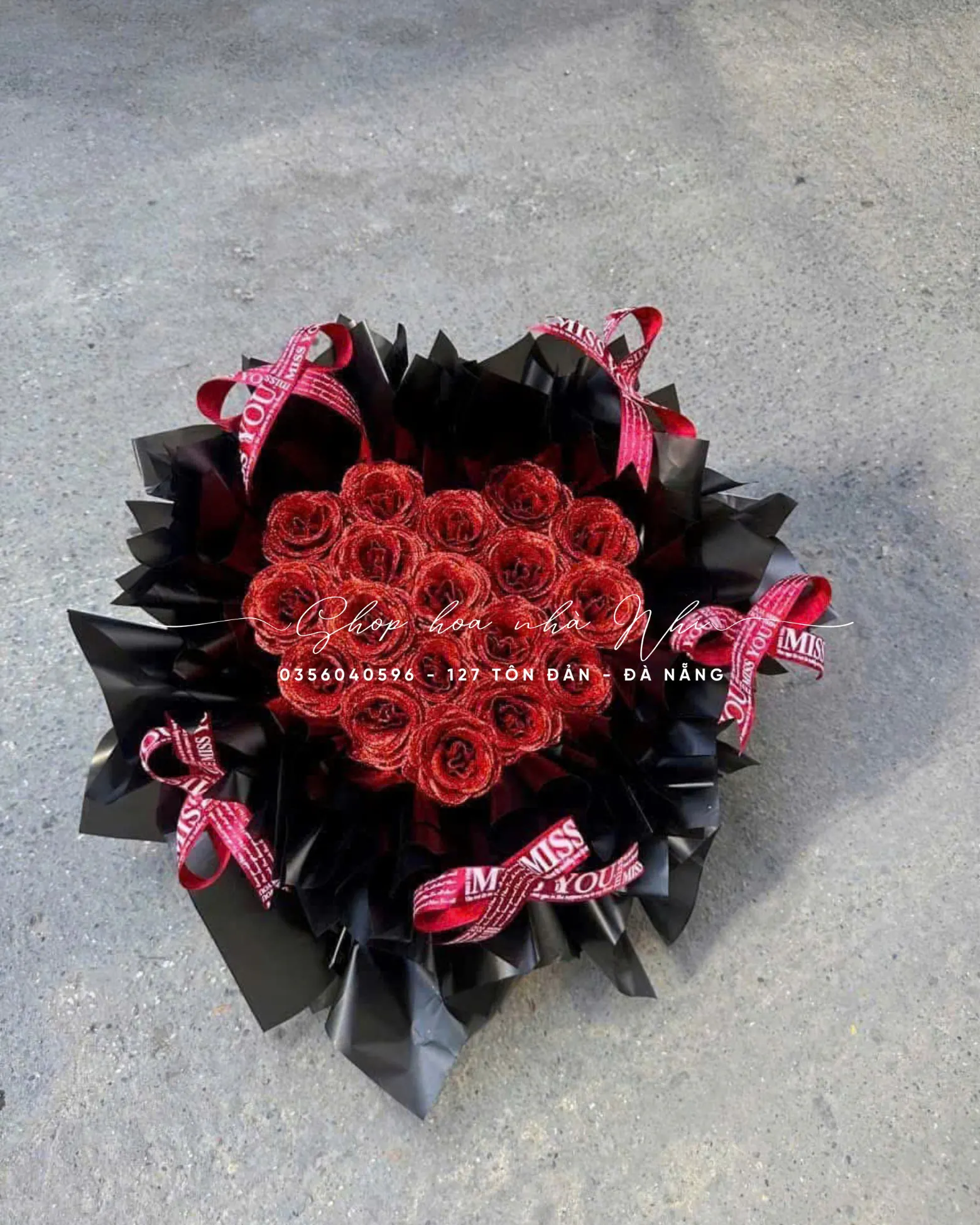 Ảnh 5 của Bó Hoa Hồng Trắng & Cúc Hồng & Hồng - Valentine