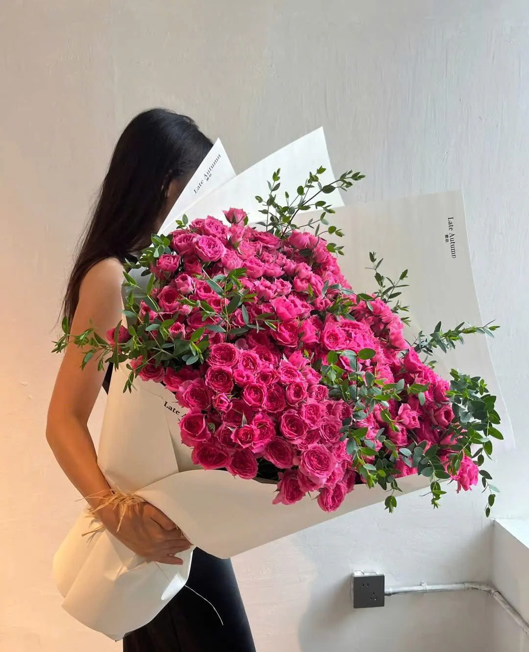 Ảnh 2 của Bó Hoa Hồng Phấn & Cẩm Tú Cầu & Hồng - Valentine