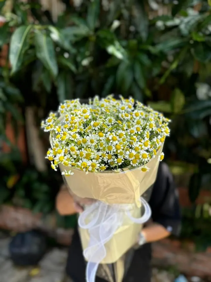 Ảnh 5 của Bó Hoa Hoa Giả Hồng Trắng & Hướng Dương & Hồng - Chúc Mừng
