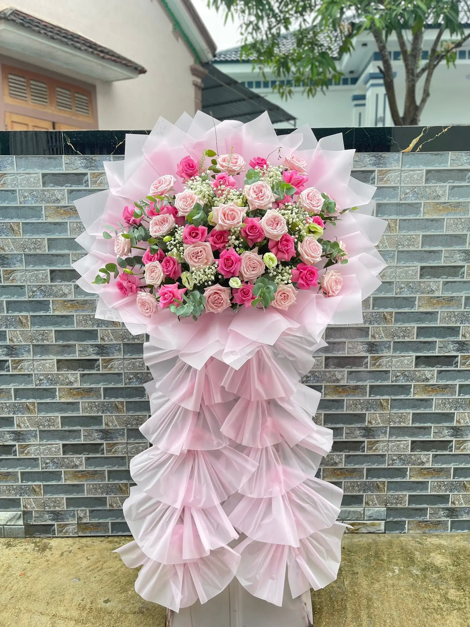 Ảnh 2 của Kệ Hoa Hồng & Cúc - Hoa Tươi