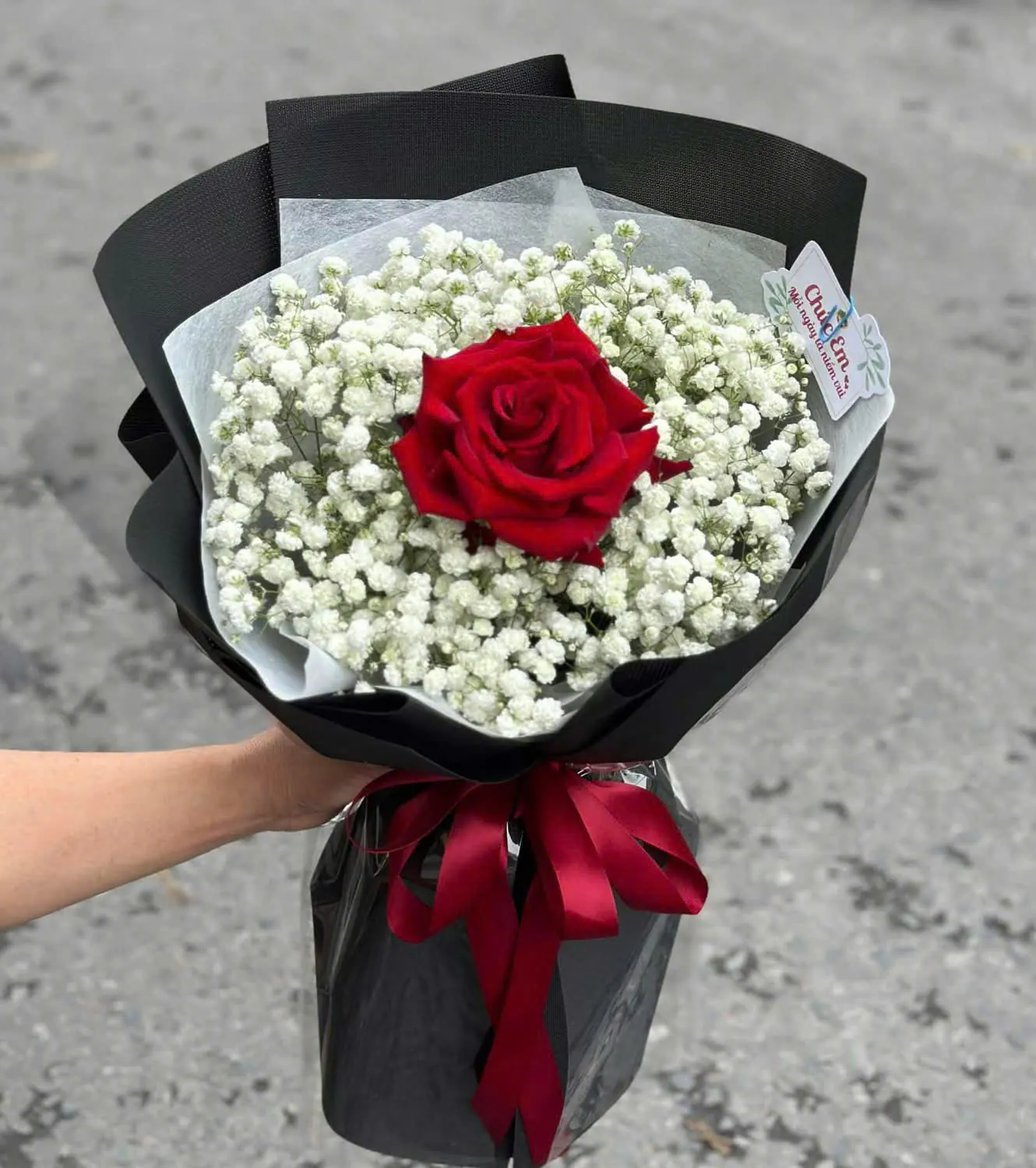 Ảnh 8 của Bó Hoa Hình Trái Tim Hoa Tươi - Valentine