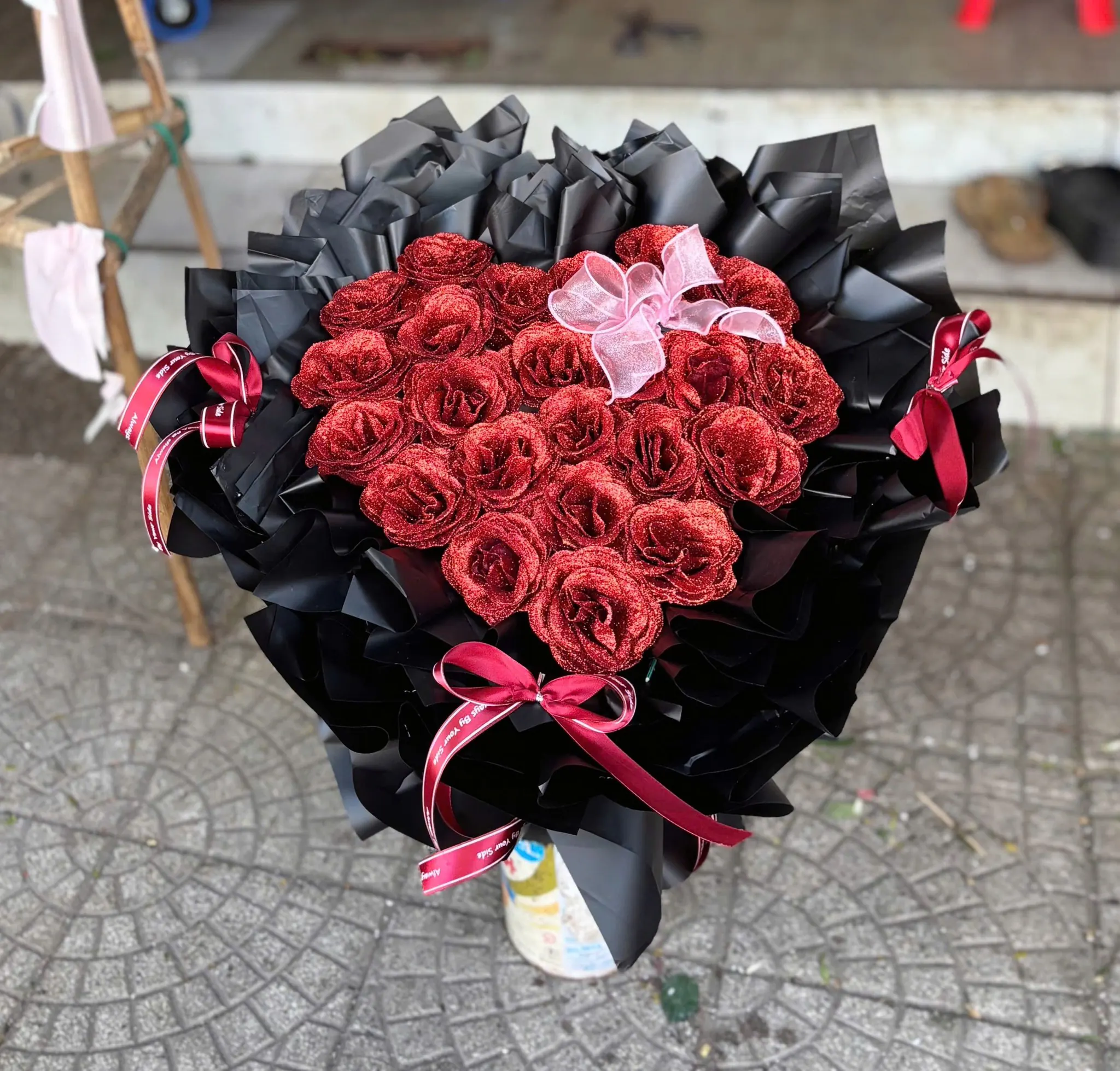 Ảnh 4 của Bó Hoa Hình Trái Tim Hoa Tươi - Valentine