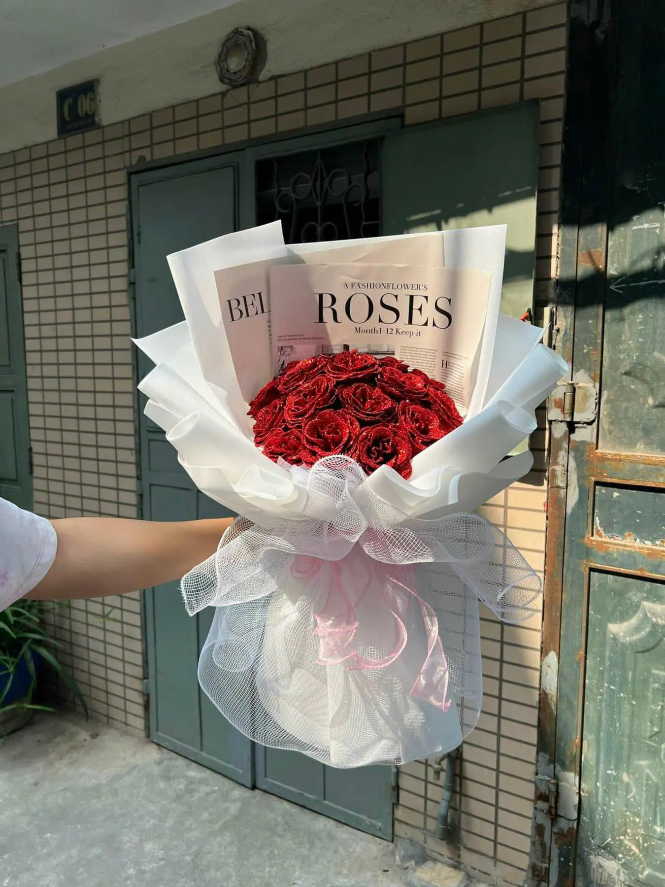 Ảnh 2 của Bó Hoa Hình Trái Tim Hoa Tươi - Valentine