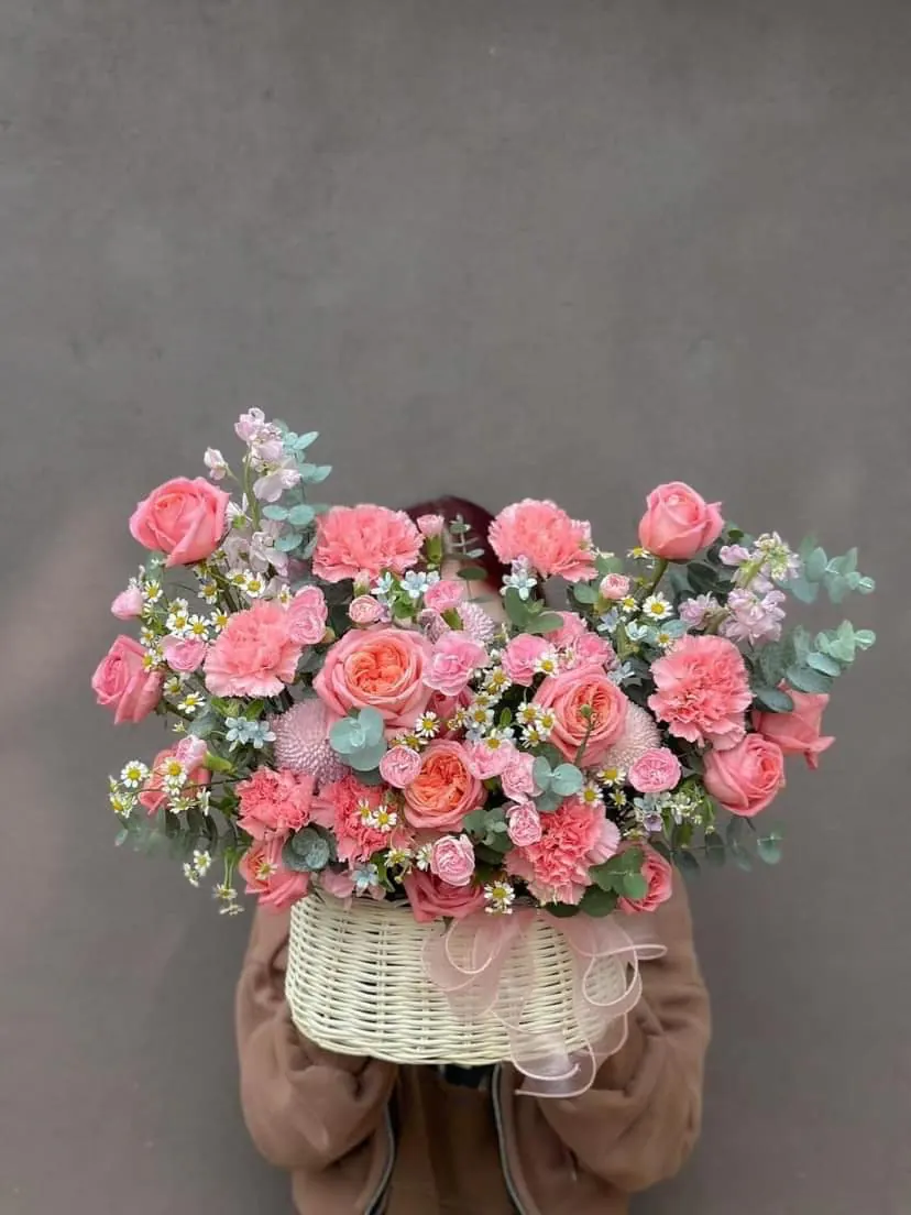Ảnh 7 của Giỏ Hoa Hồng - Valentine