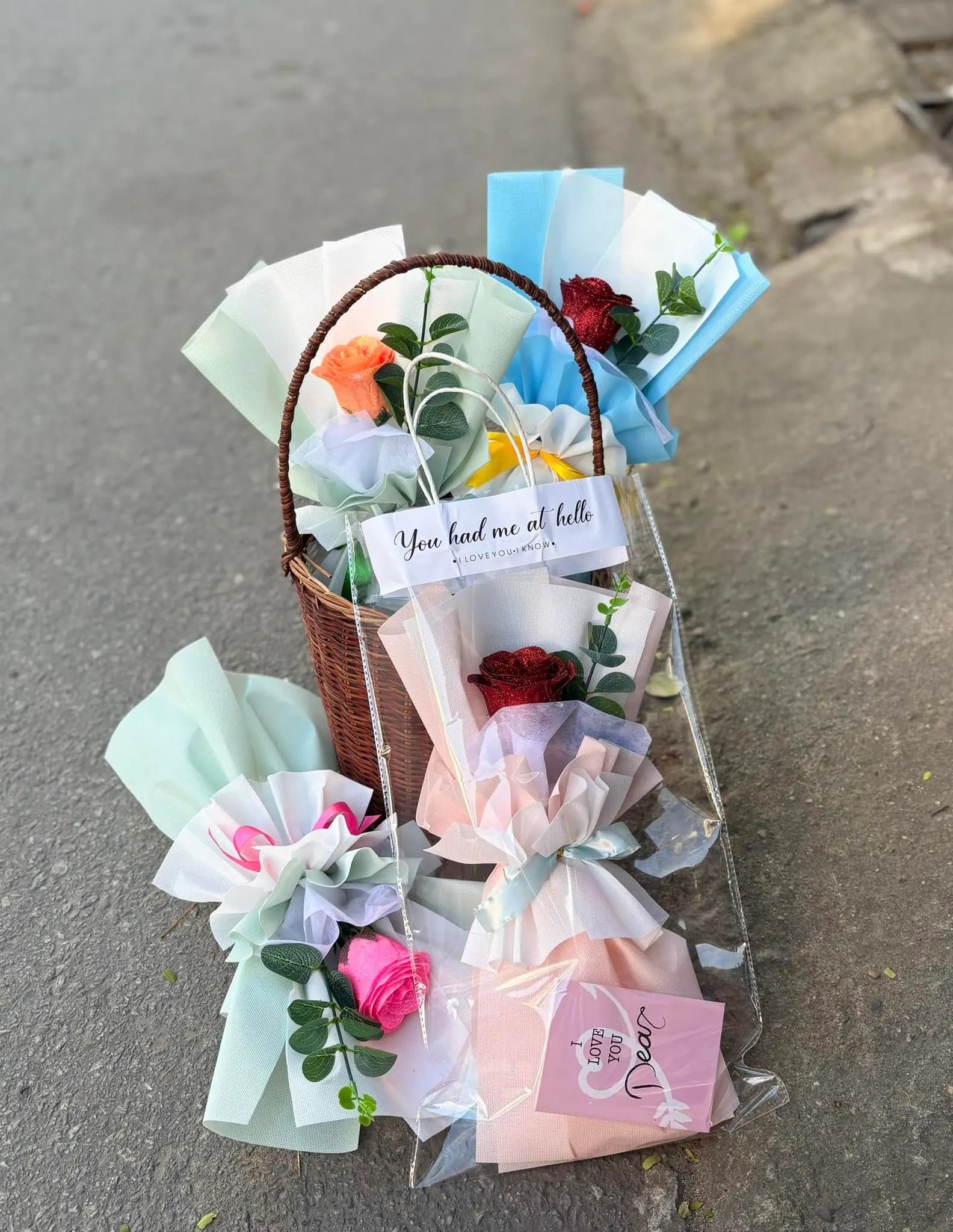 Ảnh chính của Giỏ Hoa Hồng - Valentine