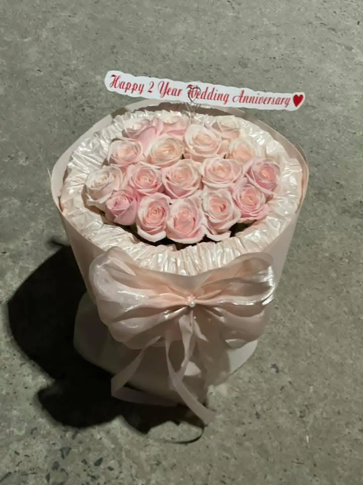 Hộp Hoa Hồng Phấn & Hồng - Cưới Hỏi